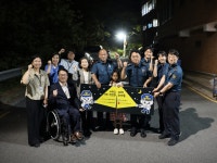 대구 달서구성서종합사회복지관-대구성서署, 로고젝트·도로표지병으로 야간 보행환경 개선