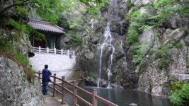 양산 제4경 천성산 홍룡폭포의 절경