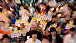 점점 퍼지는 경남지역 국정원 규탄  촛불 문화제