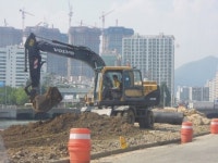 창원 삼호천 공사 재개…절차 논란 계속