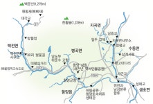 위천 물길 잡은 상림 천년간 홍수 막았네