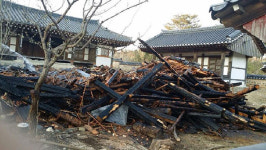 경남도문화재 산청 대포서원서 화재