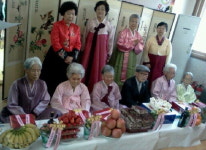 함양 병곡면 연서마을 효행실천 경로잔치