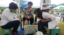 밀양시보건소 건강생활실천 홍보관 운영