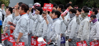 조선 구조조정 강행 노동자 반발 본격화