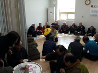 거창 남상면 적십자봉사회 경로당 떡국 나눔