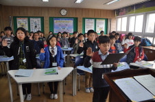 창녕 동포초교 영재학급 입학식