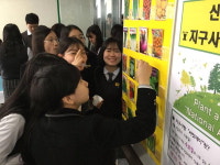 깨끗이 비운 식판 지구사랑 실천