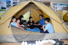 창원 남산초등학교 왁자지껄 안다미로 캠핑