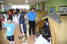 창원 남산초등학교 왁자지껄 안다미로 캠핑