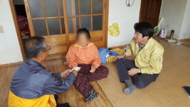 통영 한산면 지역사회보장협, 홀몸노인 지원