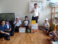 하동 화개농협 영농회·경로당에 국수 나눔