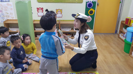 창원서부서, 어린이집 대상 교통안전 캠페인