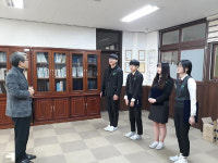 창원 석동중, 꿈과 희망의 사도 장학금 전달
