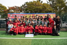 남해초 축구부 칠십리배 정상에