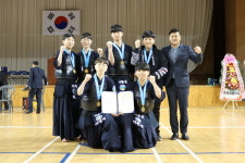양산 서창중 검도부 경남회장기 단체 1위