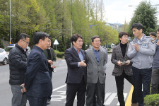 이찬호 의장 노블파크 사고 현장 방문