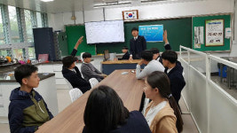 진주 명석중, 남강댐지사 지원으로 학생을 위한 공간 조성