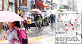 [안전한 학교 가는 길] (4) 마산 월포초교 현장조사