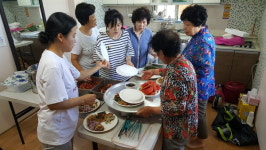 사천 사촌교회 사랑의 밥차 운영