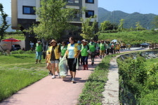 한국청소년환경단 창원 감계천 환경보전활동