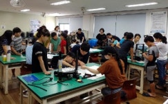 김해경원고, 김해교육지원청 발명교육센터, 여름방학 3D프린터 발명캠프 성공
