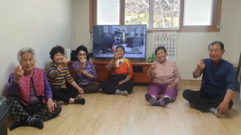 마사회 창원지사 외동경로당에 TV 기증