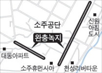 양산 소주공단 악취 차단 완충녹지 조성
