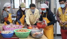 최재원 사천시 부시장 무료 경로식당 점검