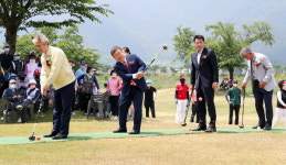 새단장한 밀양 파크·그라운드골프장 멋지네