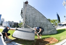 전두환 잔재 창원 화합의 탑 비문 철거