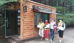 창원 편백숲 욕먹는 여행 방문객 줄이어