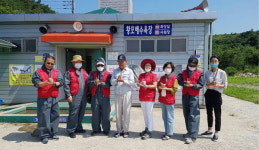 거제시자원봉사센터 해수욕장 16곳 방역