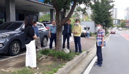 홍명표 창원 의창구청장 현장 점검