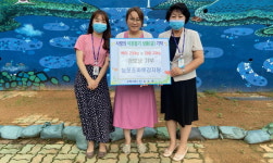 거제시 능포동 조마루감자탕, 쌀 기부