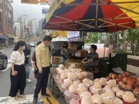 홍명표 창원 의창구청장 소답시장 점검