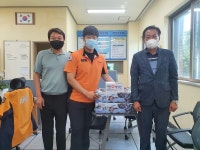 거제 사등면 이장협의회 기관 방문 격려