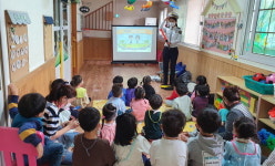 김해중부서 교통안전·아동학대 예방 교육