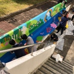 생림중, 전교생이 함께 그려내는 벽화