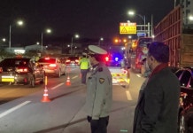 마산동부서 자유무역지역 후문 음주단속