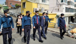 마산중부경찰서 반월시장 범죄예방 점검