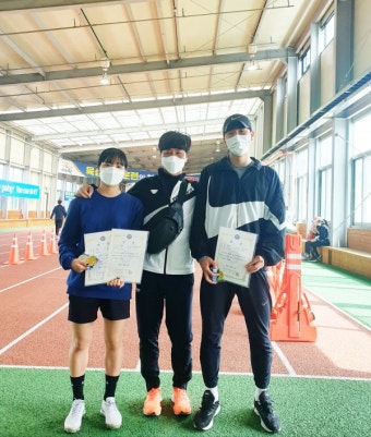 동원과기대 대학대항육상경기대회 금 2·은 1