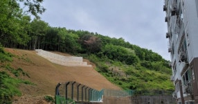 거제 삼오르네상스 아파트 붕괴 사면 복구