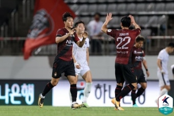 경남FC 윤주태 데뷔골에도 무패행진 마감