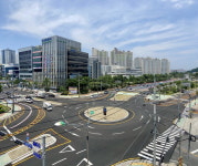 기형적 양산 석산교차로 회전형 개선 완료