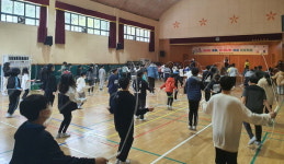 양산 웅상보건지소 줄넘기 수업 진행