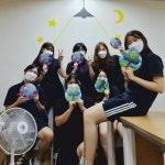 삼천포중앙고 학교부채 제작