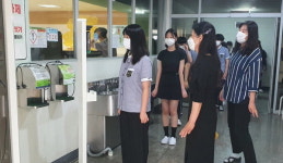 통영교육지원청, 학교 급식소 방역 점검
