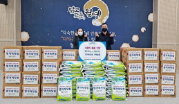 댓거리닷컴, 창원 월영동에 쌀·라면 기탁