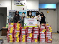 거제 대동다숲부녀회, 컵라면 50상자 기탁